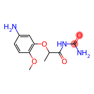 [2-(5-amino-2-methoxyphenoxy)propanoyl]urea