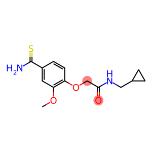 2-[4-(aminocarbonothioyl)-2-methoxyphenoxy]-N-(cyclopropylmethyl)acetamide