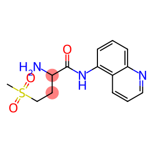 2-amino-4-methanesulfonyl-N-(quinolin-5-yl)butanamide