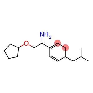 1-[1-amino-2-(cyclopentyloxy)ethyl]-4-(2-methylpropyl)benzene