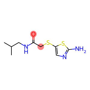 2-[(2-amino-1,3-thiazol-5-yl)thio]-N-isobutylacetamide