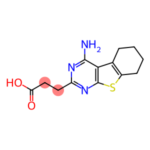 3-(4-amino-5,6,7,8-tetrahydro[1]benzothieno[2,3-d]pyrimidin-2-yl)propanoic acid