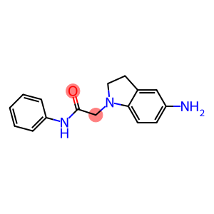 2-(5-amino-2,3-dihydro-1H-indol-1-yl)-N-phenylacetamide