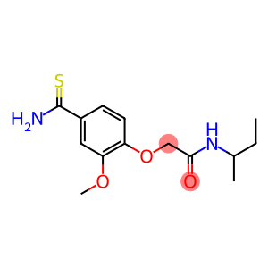 2-[4-(aminocarbonothioyl)-2-methoxyphenoxy]-N-(sec-butyl)acetamide