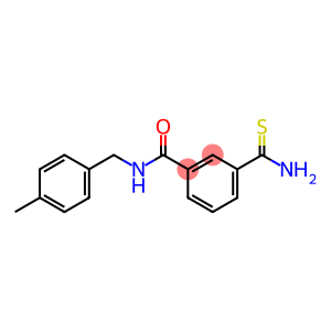 3-(aminocarbonothioyl)-N-(4-methylbenzyl)benzamide