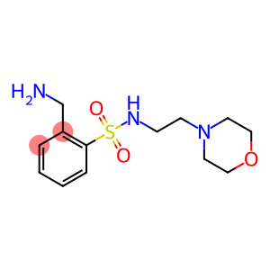 2-(aminomethyl)-N-(2-morpholin-4-ylethyl)benzenesulfonamide