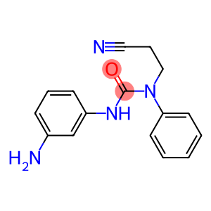 3-(3-aminophenyl)-1-(2-cyanoethyl)-1-phenylurea