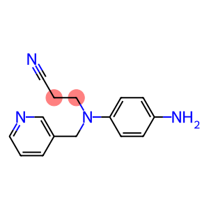 3-[(4-aminophenyl)(pyridin-3-ylmethyl)amino]propanenitrile