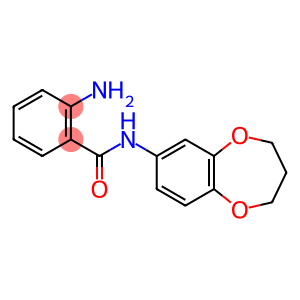 2-amino-N-(3,4-dihydro-2H-1,5-benzodioxepin-7-yl)benzamide