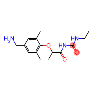 1-{2-[4-(aminomethyl)-2,6-dimethylphenoxy]propanoyl}-3-ethylurea