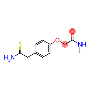 2-[4-(2-amino-2-thioxoethyl)phenoxy]-N-methylacetamide