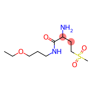 2-amino-N-(3-ethoxypropyl)-4-(methylsulfonyl)butanamide