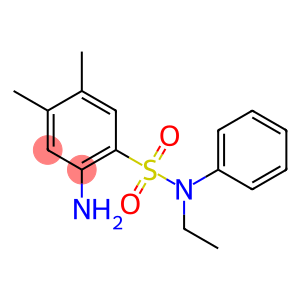 2-amino-N-ethyl-4,5-dimethyl-N-phenylbenzene-1-sulfonamide