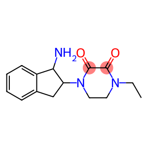 1-(1-amino-2,3-dihydro-1H-inden-2-yl)-4-ethylpiperazine-2,3-dione