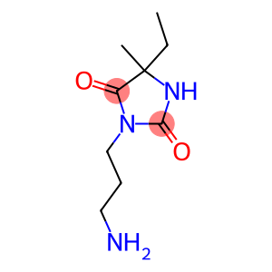 3-(3-aminopropyl)-5-ethyl-5-methylimidazolidine-2,4-dione