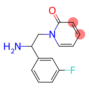 1-[2-amino-2-(3-fluorophenyl)ethyl]-1,2-dihydropyridin-2-one