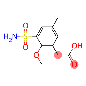 [3-(aminosulfonyl)-2-methoxy-5-methylphenyl]acetic acid