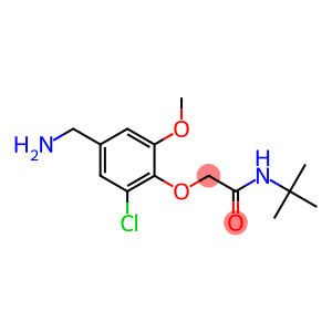 2-[4-(aminomethyl)-2-chloro-6-methoxyphenoxy]-N-tert-butylacetamide