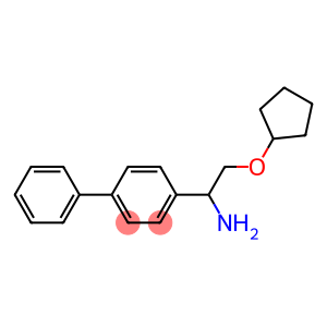 1-[1-amino-2-(cyclopentyloxy)ethyl]-4-phenylbenzene