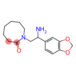 1-[2-amino-2-(2H-1,3-benzodioxol-5-yl)ethyl]azocan-2-one