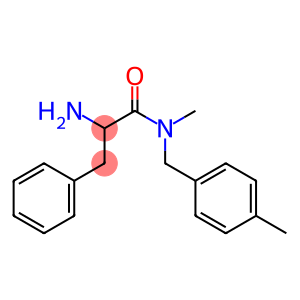 2-amino-N-methyl-N-[(4-methylphenyl)methyl]-3-phenylpropanamide