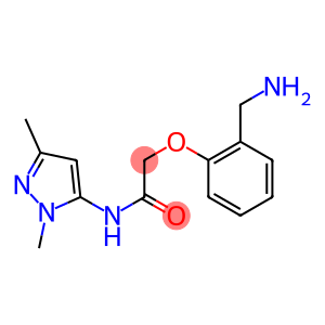 2-[2-(aminomethyl)phenoxy]-N-(1,3-dimethyl-1H-pyrazol-5-yl)acetamide