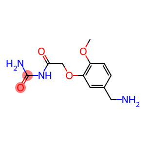 {2-[5-(aminomethyl)-2-methoxyphenoxy]acetyl}urea