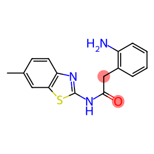 2-(2-aminophenyl)-N-(6-methyl-1,3-benzothiazol-2-yl)acetamide