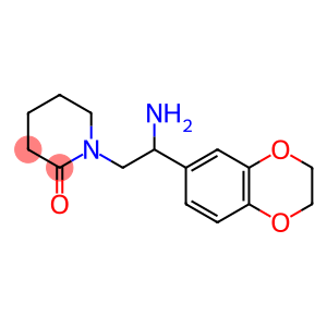 1-[2-amino-2-(2,3-dihydro-1,4-benzodioxin-6-yl)ethyl]piperidin-2-one