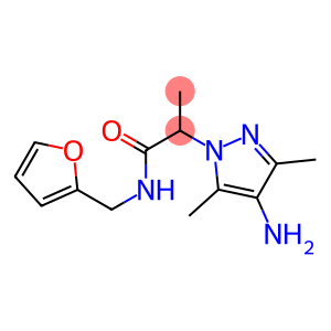 2-(4-amino-3,5-dimethyl-1H-pyrazol-1-yl)-N-(furan-2-ylmethyl)propanamide