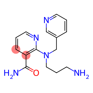 2-[(3-aminopropyl)(pyridin-3-ylmethyl)amino]pyridine-3-carboxamide