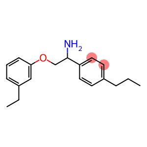 1-[1-amino-2-(3-ethylphenoxy)ethyl]-4-propylbenzene