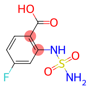 2-[(aminosulfonyl)amino]-4-fluorobenzoic acid