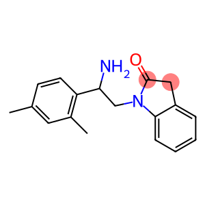 1-[2-amino-2-(2,4-dimethylphenyl)ethyl]-2,3-dihydro-1H-indol-2-one