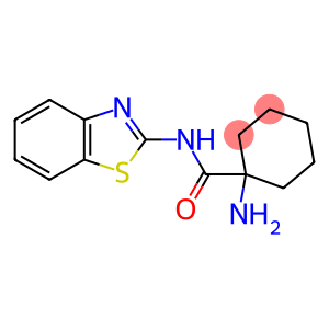 1-amino-N-1,3-benzothiazol-2-ylcyclohexanecarboxamide