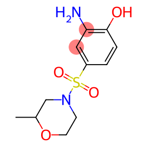 2-amino-4-[(2-methylmorpholine-4-)sulfonyl]phenol