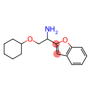 2-[1-amino-2-(cyclohexyloxy)ethyl]-1-benzofuran