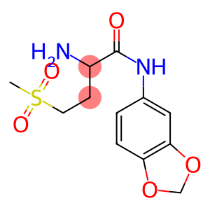 2-amino-N-(2H-1,3-benzodioxol-5-yl)-4-methanesulfonylbutanamide