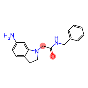 2-(6-amino-2,3-dihydro-1H-indol-1-yl)-N-benzylacetamide