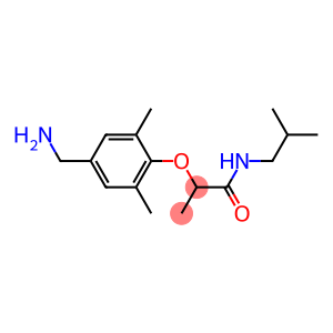 2-[4-(aminomethyl)-2,6-dimethylphenoxy]-N-(2-methylpropyl)propanamide