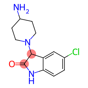 3-(4-aminopiperidin-1-yl)-5-chloro-2,3-dihydro-1H-indol-2-one