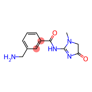 3-(aminomethyl)-N-(1-methyl-4-oxo-4,5-dihydro-1H-imidazol-2-yl)benzamide