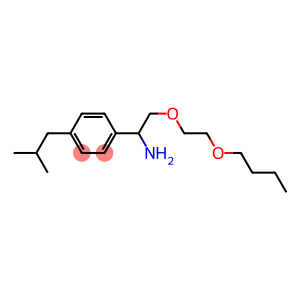 1-[1-amino-2-(2-butoxyethoxy)ethyl]-4-(2-methylpropyl)benzene