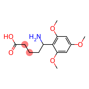 5-amino-5-(2,4,6-trimethoxyphenyl)pentanoic acid