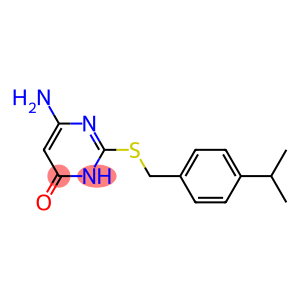 6-amino-2-({[4-(propan-2-yl)phenyl]methyl}sulfanyl)-3,4-dihydropyrimidin-4-one