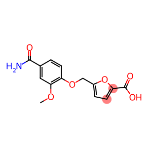 5-{[4-(aminocarbonyl)-2-methoxyphenoxy]methyl}-2-furoic acid