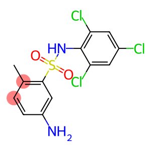 5-amino-2-methyl-N-(2,4,6-trichlorophenyl)benzene-1-sulfonamide