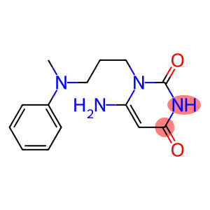 6-amino-1-{3-[methyl(phenyl)amino]propyl}-1,2,3,4-tetrahydropyrimidine-2,4-dione