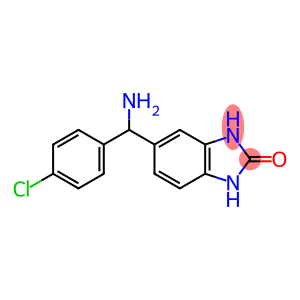 5-[amino(4-chlorophenyl)methyl]-2,3-dihydro-1H-1,3-benzodiazol-2-one