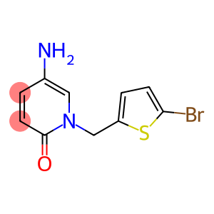 5-amino-1-[(5-bromothiophen-2-yl)methyl]-1,2-dihydropyridin-2-one